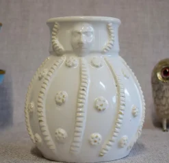Online Pamono Vintage French Ceramic Pitcher with Mask by Emile Tessier 1950s