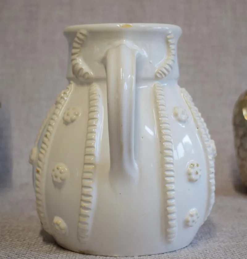Online Pamono Vintage French Ceramic Pitcher with Mask by Emile Tessier 1950s