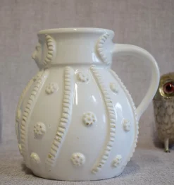 Online Pamono Vintage French Ceramic Pitcher with Mask by Emile Tessier 1950s