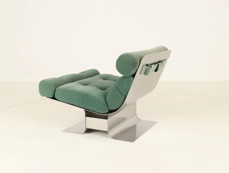 New Pamono Vintage French Chaise Lounge by François Monnet for Kappa, 1970s