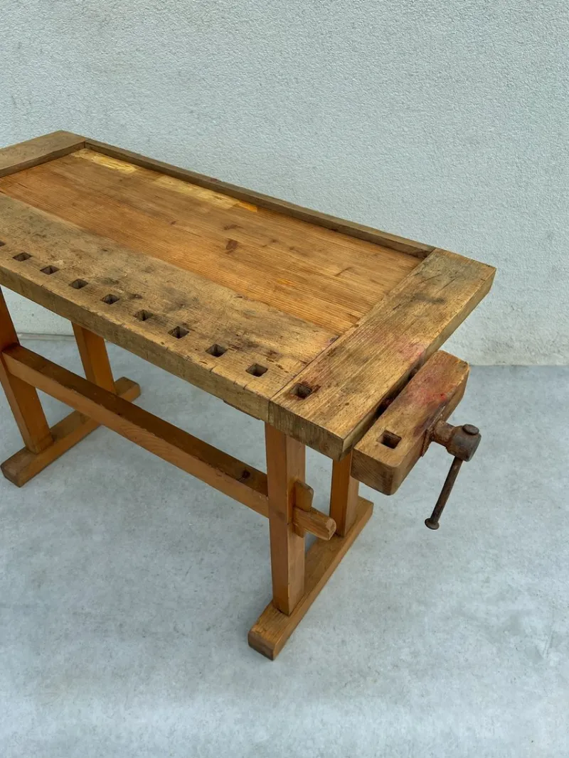 Hot Pamono Vintage French Children's Carpenter Workbench, 1950s