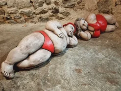 Pamono Vintage French Concrete Sculpture Set, 1960s><noscript><img width=