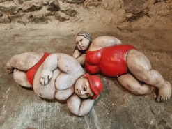 Pamono Vintage French Concrete Sculpture Set, 1960s><noscript><img width=