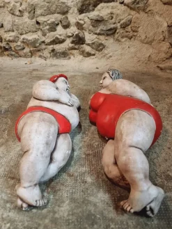 Pamono Vintage French Concrete Sculpture Set, 1960s><noscript><img width=