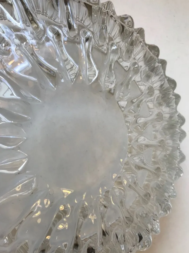 Pamono Vintage French Crystal Bowl, 1950s> Bowls