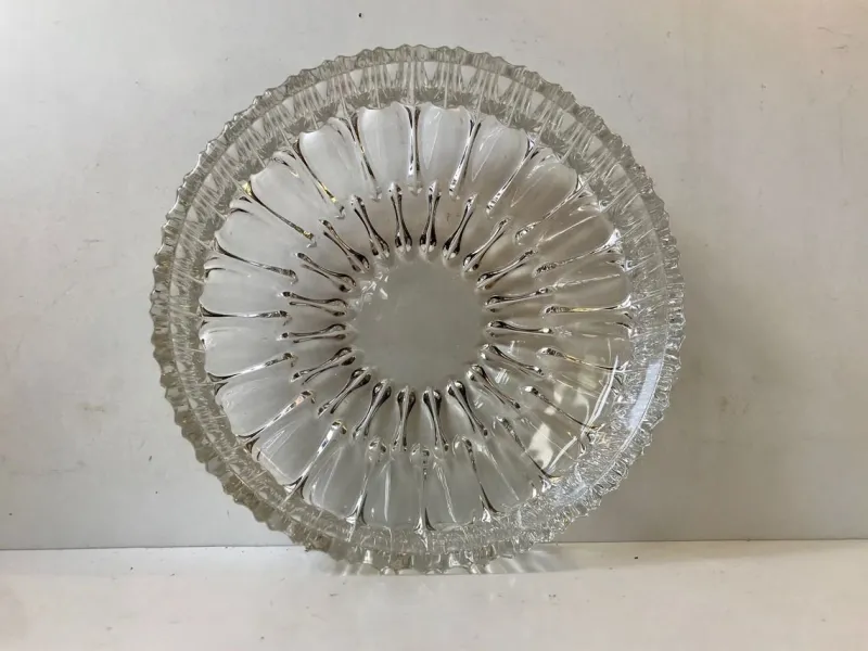 Pamono Vintage French Crystal Bowl, 1950s> Bowls
