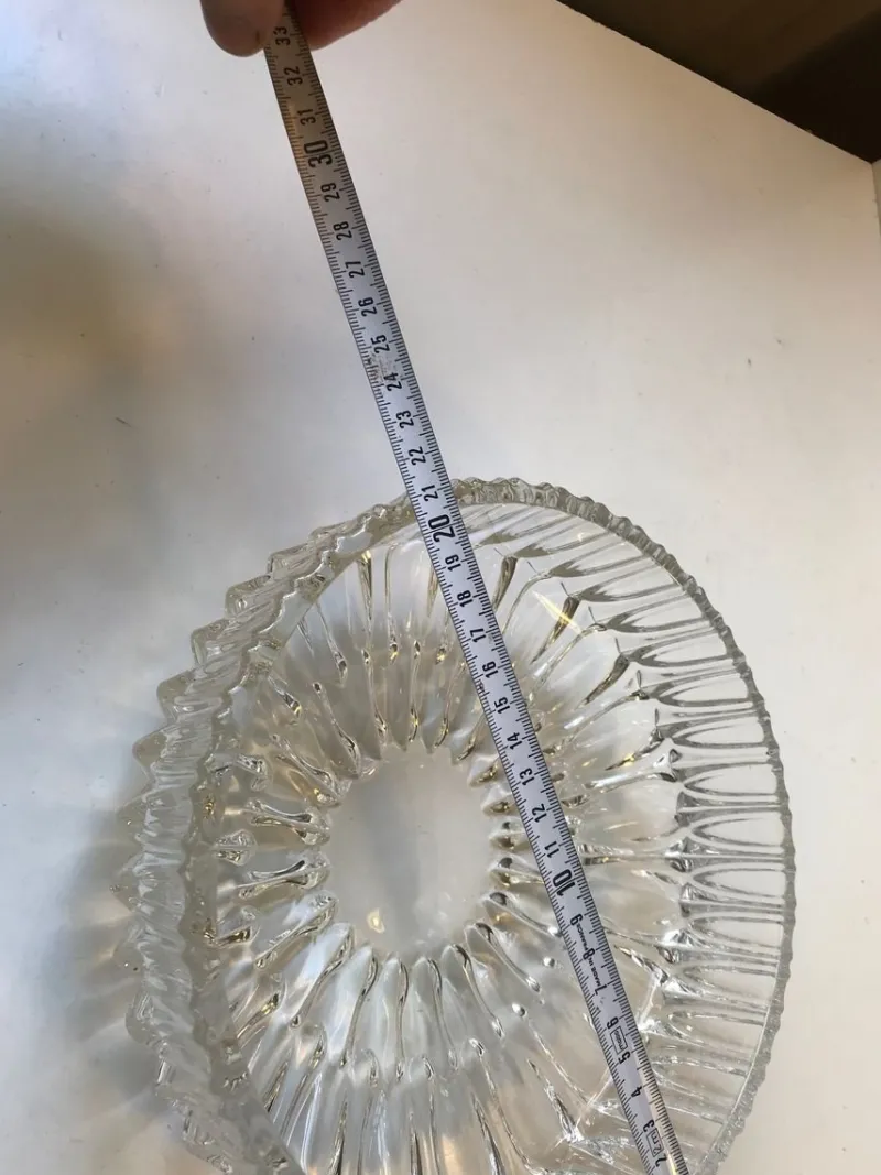 Pamono Vintage French Crystal Bowl, 1950s> Bowls