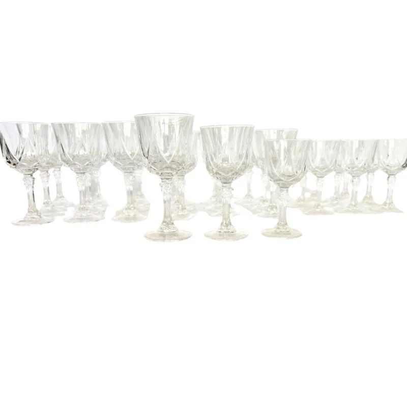 Discount Pamono Vintage French Crystal Glass Set from Cristal D'Arques, 1976, Set of 30