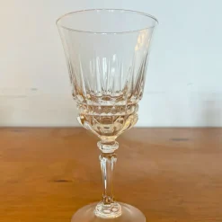 Pamono Vintage French Crystal Glasses From Cristal d'Arques Villeneuve Pattern- Set of 16><noscript><img width=
