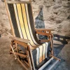 Pamono Vintage French Deck Chair in Beechwood, 1950s> Garden Seating