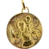Hot Pamono Vintage French Double-Sided St. Christopher Medal Pendant in 18 Karat Yellow Gold, 1960s