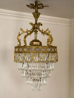 Hot Pamono Vintage French Empire Chandelier, 1920s