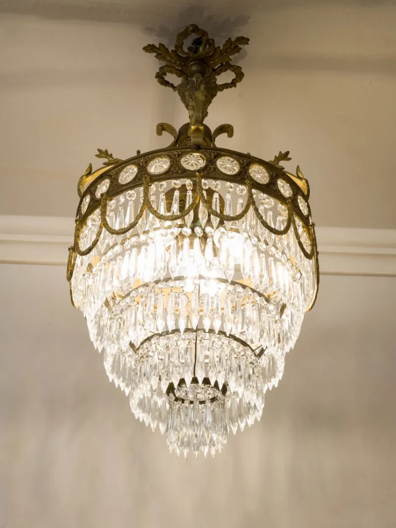 Hot Pamono Vintage French Empire Chandelier, 1920s