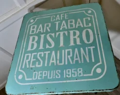 Pamono Vintage French Enamel Bistro Table, 1950s><noscript><img width=