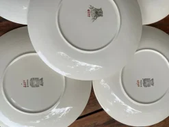 Clearance Pamono Vintage French Gien Dessert Plates, 1930s, Set of 5
