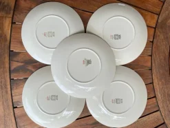 Clearance Pamono Vintage French Gien Dessert Plates, 1930s, Set of 5