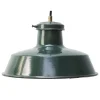 Pamono Vintage French Industrial Petrol Green Enamel Factory Pendant from Sammode> Ceiling Lights