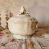 Pamono Vintage French Ironstone Pont Aux Choux Series Soup Tureen with Artichoke Lid from Gien, 1960s> Serving Dishes