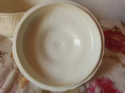 Pamono Vintage French Ironstone Pont Aux Choux Series Soup Tureen with Artichoke Lid from Gien, 1960s><noscript><img width=