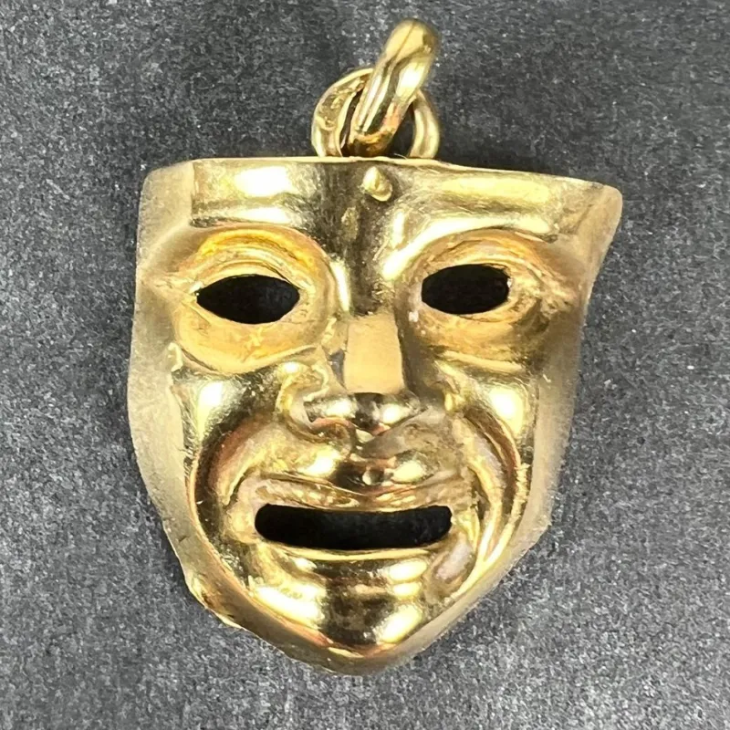Pamono Vintage French 18k Yellow Gold Charm Pendant, 1970s