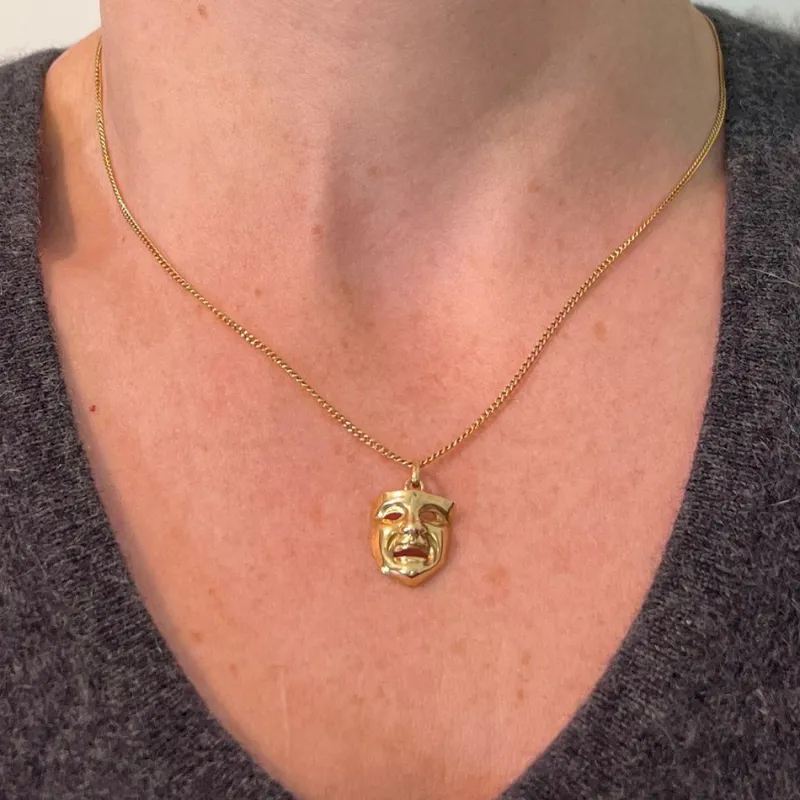 Pamono Vintage French 18k Yellow Gold Charm Pendant, 1970s