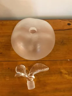 Pamono Vintage French Lalique Glass Scent Bottle from Nina Ricci, 1952, 1950s><noscript><img width=