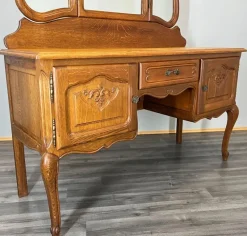 Pamono Vintage French Louis Dressing Table with Mirror><noscript><img width=