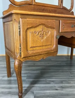 Pamono Vintage French Louis Dressing Table with Mirror><noscript><img width=