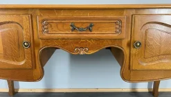 Hot Pamono Vintage French Louis Style Carved Desk with Storage
