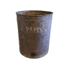 Pamono Vintage French Metal Zinc Barrel, 1920s> Planters And Jardiniere