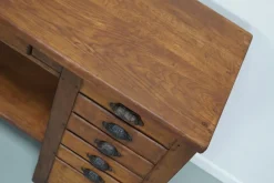 Hot Pamono Vintage French Oak and Beech Workbench, 1930s