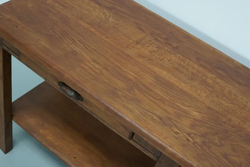 Hot Pamono Vintage French Oak and Beech Workbench, 1930s