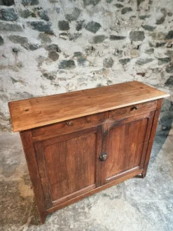 Pamono Vintage French Oak and Poplar Buffet, 1920s><noscript><img width=