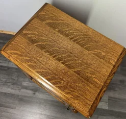New Pamono Vintage French Oak Bedside Tables, Set of 2