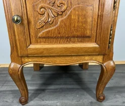 Clearance Pamono Vintage French Oak Bedside Tables, Set of 2