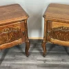 Online Pamono Vintage French Oak Bedside Tables, Set of 2