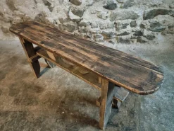 Sale Pamono Vintage French Pine Bench, 1960s