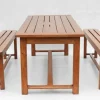 Pamono Vintage French Provincial Slatted Pine Outside Dining Table, 1980> Garden Tables