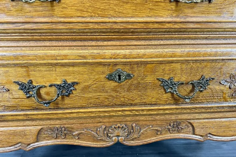 Pamono Vintage French Secretaire in Oak> Secretaires