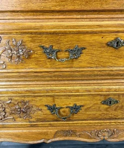Pamono Vintage French Secretaire in Oak><noscript><img width=