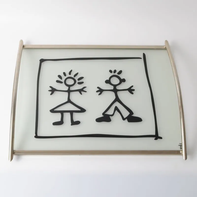 Online Pamono Vintage French Serving Tray by Yves Blayo, 1990s