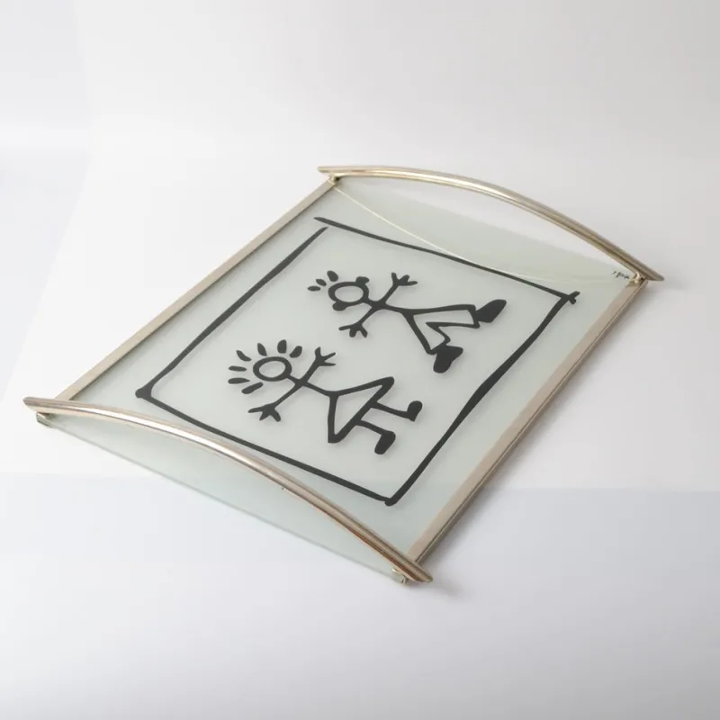 Online Pamono Vintage French Serving Tray by Yves Blayo, 1990s