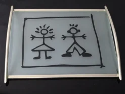 Online Pamono Vintage French Serving Tray by Yves Blayo, 1990s