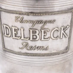 Pamono Vintage French Silver Plated Delbeck Reims Champagne Cooler, 1930><noscript><img width=