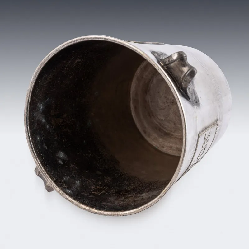 Pamono Vintage French Silver Plated Delbeck Reims Champagne Cooler, 1930> Ice Buckets & Wine Coolers