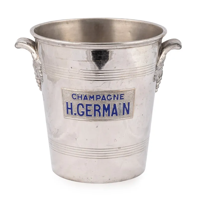 Pamono Vintage French Silver Plated Champagne Cooler from H. Germain, 1930