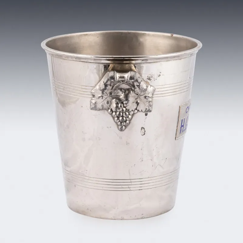 Pamono Vintage French Silver Plated Champagne Cooler from H. Germain, 1930