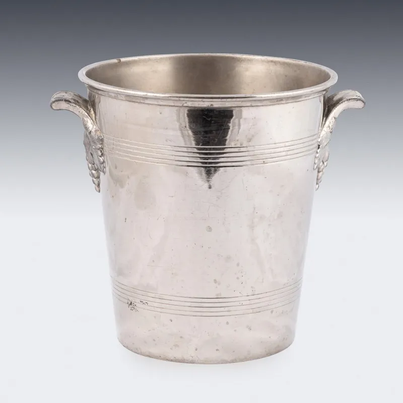 Pamono Vintage French Silver Plated Champagne Cooler from H. Germain, 1930