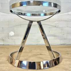 Pamono Vintage French Space Age Dining Table and Chairs by Boris Tabacoff, 1970s, Set of 5><noscript><img width=