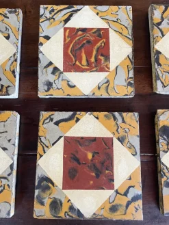 Online Pamono Vintage French Tiles, 1930s-1940s, Set of 6
